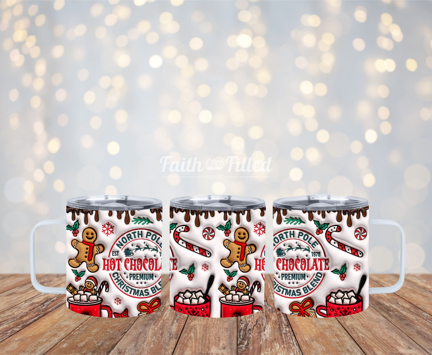 North Pole Chrismtas Hot Chocolate Mug