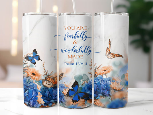 You Are Fearfully & Wonderfully Made Tumbler